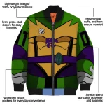 custom kansas state wildcats turtle armor bomber jacket best selling