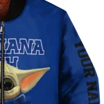 custom la tech adorable yoda blue black bomber jacket best selling