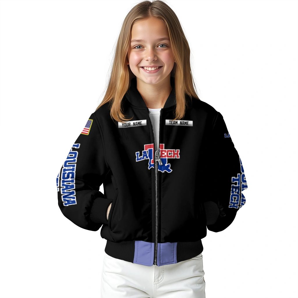 custom la tech american flag skull black bomber jacket top rated custom la tech american flag skull black bomber jacket top rated