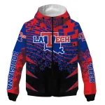 custom la tech brick motion blue black windbreaker jacket best selling