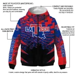 custom la tech brick motion blue black windbreaker jacket best selling