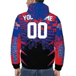 custom la tech brick motion blue black windbreaker jacket best selling