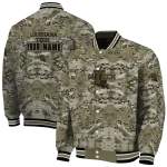 custom la tech camouflage abstract camouflage varsity jacket best selling