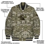 custom la tech camouflage abstract camouflage varsity jacket best selling