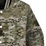custom la tech camouflage abstract camouflage varsity jacket best selling