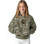 custom la tech camouflage abstract camouflage varsity jacket best selling