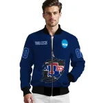 custom la tech claw mark blue bomber jacket best selling