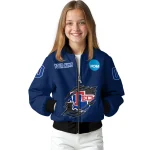 custom la tech claw mark blue bomber jacket best selling