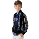 custom la tech star stripes blue black bomber jacket best selling