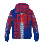 custom la tech tribal swirls blue windbreaker jacket best selling
