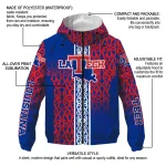 custom la tech tribal swirls blue windbreaker jacket best selling