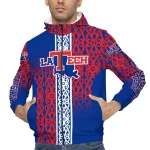 custom la tech tribal swirls blue windbreaker jacket best selling