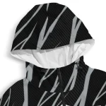 custom las vegas raiders abstract streaks black windbreaker jacket best selling