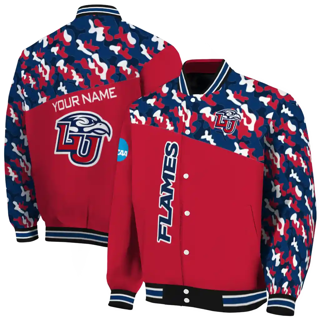 custom liberty flames camouflage splash red varsity jacket fashion forward custom liberty flames camouflage splash red varsity jacket fashion forward
