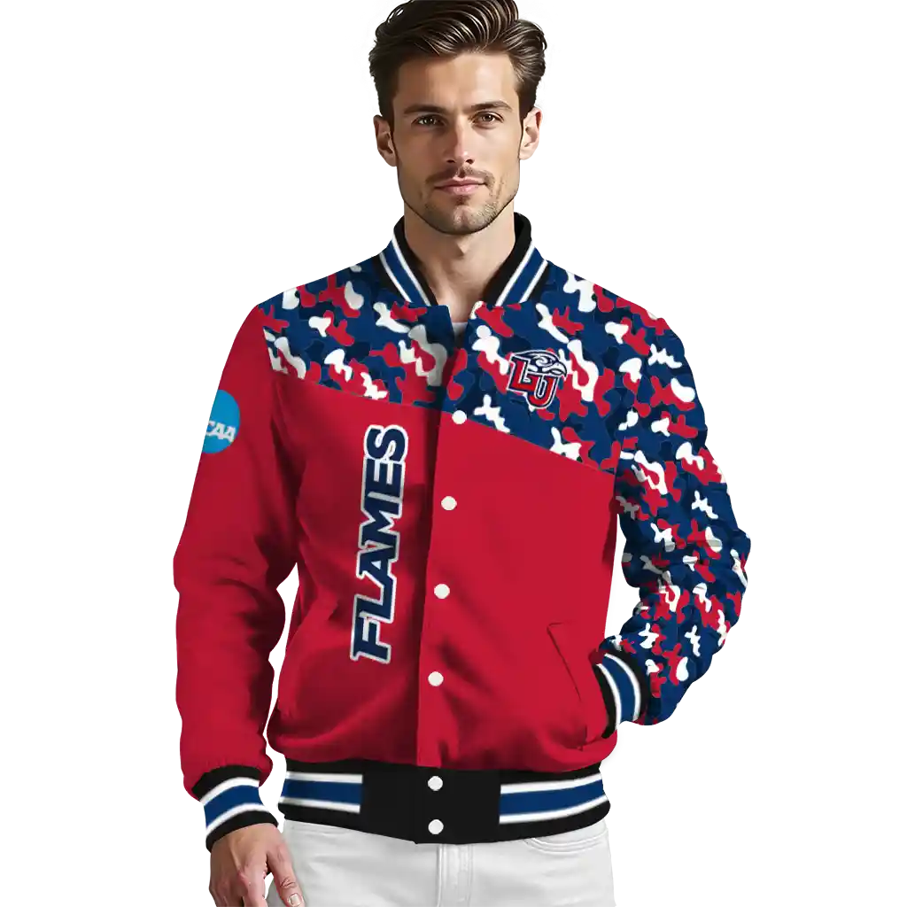 custom liberty flames camouflage splash red varsity jacket high quality custom liberty flames camouflage splash red varsity jacket high quality
