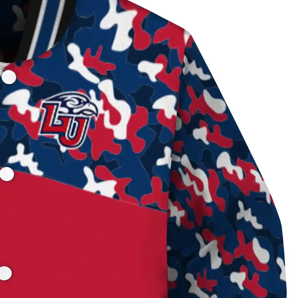 custom liberty flames camouflage splash red varsity jacket premium grade custom liberty flames camouflage splash red varsity jacket premium grade