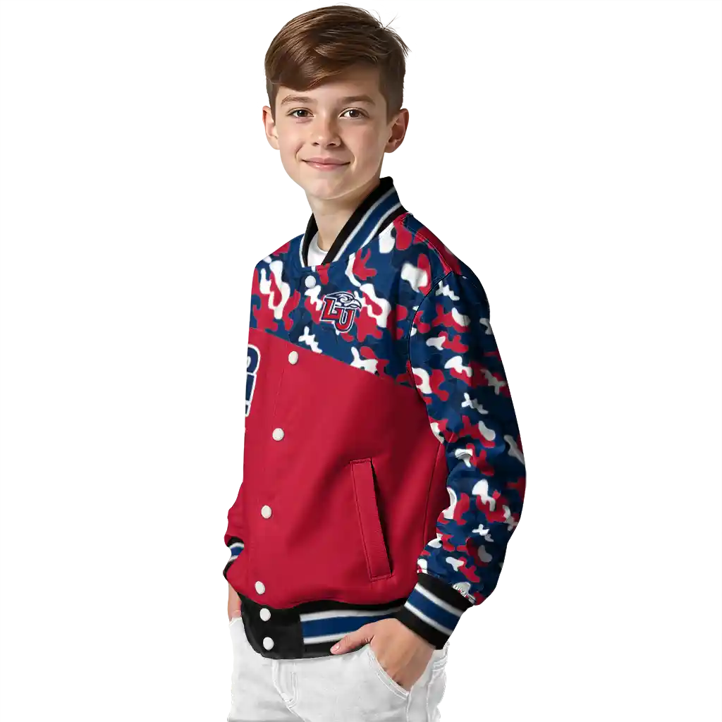 custom liberty flames camouflage splash red varsity jacket trendy custom liberty flames camouflage splash red varsity jacket trendy
