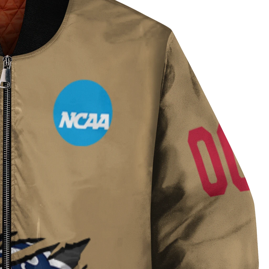 custom liberty flames claw effect beige bomber jacket premium grade custom liberty flames claw effect beige bomber jacket premium grade