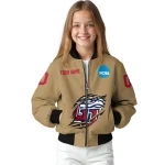 custom liberty flames claw effect beige bomber jacket best selling