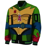 custom los angeles angels turtle armor varsity jacket best selling