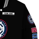 custom los angeles clippers american flag skull black varsity jacket best selling