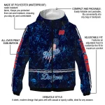 custom los angeles dodgers shards cluster blue windbreaker jacket best selling