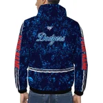 custom los angeles dodgers shards cluster blue windbreaker jacket best selling