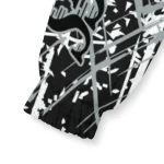 custom los angeles kings brushstroke pattern black windbreaker jacket best selling