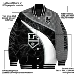 custom los angeles kings electric flash black varsity jacket best selling