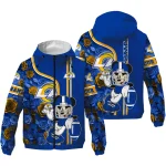 custom los angeles rams football micky mouse blue windbreaker jacket best selling