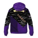 custom lsu tigers arrow matrix purple black windbreaker jacket best selling