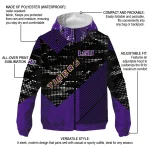custom lsu tigers arrow matrix purple black windbreaker jacket best selling