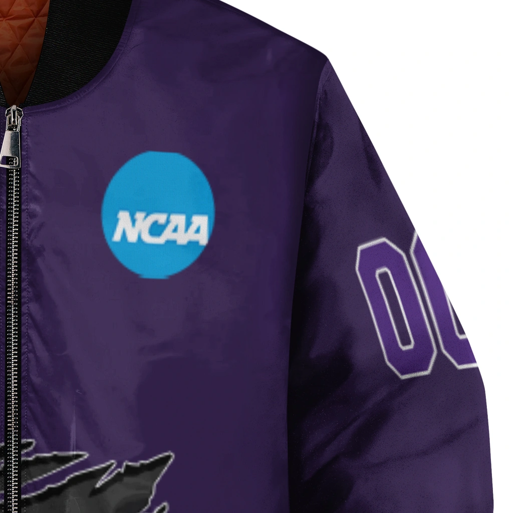 custom lsu tigers claw mark purple bomber jacket premium grade custom lsu tigers claw mark purple bomber jacket premium grade