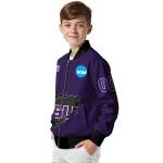 custom lsu tigers claw mark purple bomber jacket best selling