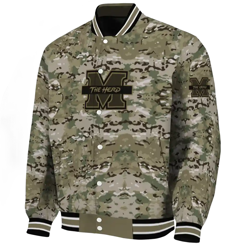 custom marshall thundering herd camouflage abstract camouflage varsity jacket best selling custom marshall thundering herd camouflage abstract camouflage varsity jacket best selling