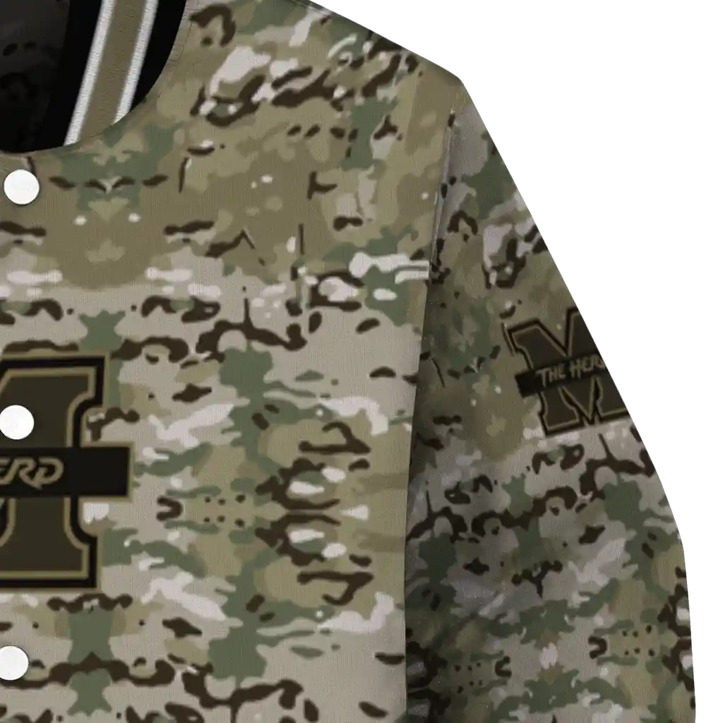 custom marshall thundering herd camouflage abstract camouflage varsity jacket premium grade custom marshall thundering herd camouflage abstract camouflage varsity jacket premium grade