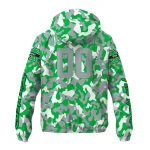 custom marshall thundering herd camouflage mashup green windbreaker jacket best selling