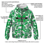 custom marshall thundering herd camouflage mashup green windbreaker jacket best selling