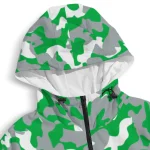 custom marshall thundering herd camouflage mashup green windbreaker jacket best selling