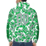 custom marshall thundering herd camouflage mashup green windbreaker jacket best selling