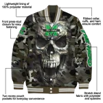 custom marshall thundering herd camouflage skull camouflage varsity jacket best selling