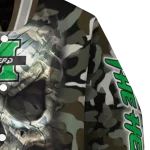 custom marshall thundering herd camouflage skull camouflage varsity jacket best selling