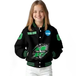 custom marshall thundering herd claw shred black varsity jacket best selling