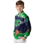 custom marshall thundering herd spongebob playtime green blue varsity jacket best selling