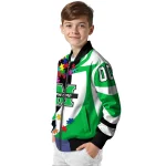 custom marshall thundering herd stars and stripes slashes green bomber jacket best selling