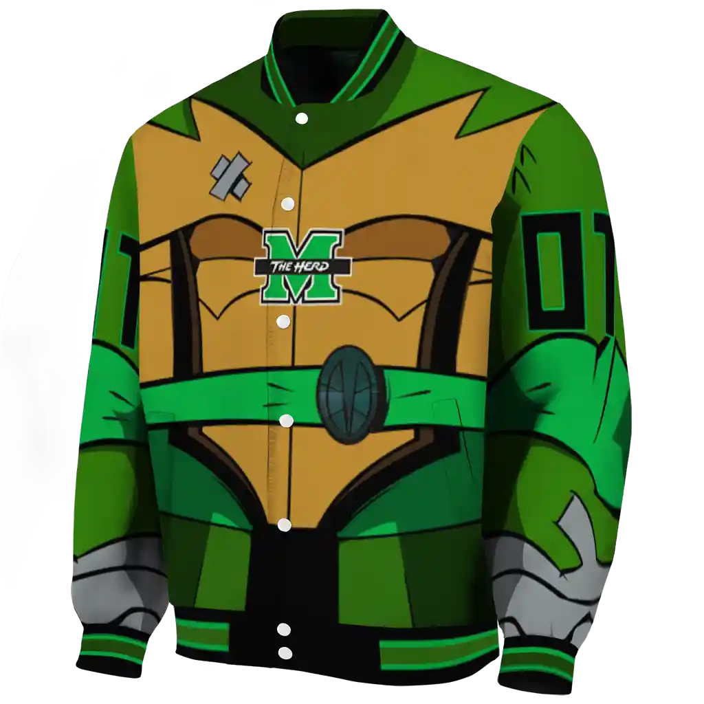 custom marshall thundering herd turtle armor varsity jacket best selling custom marshall thundering herd turtle armor varsity jacket best selling