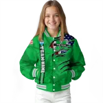 custom marshall thundering herd usa flag claws green varsity jacket best selling