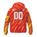 custom maryland terrapins abstract streaks red windbreaker jacket best selling