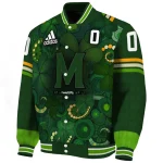 custom maryland terrapins shamrock vortex green varsity jacket best selling