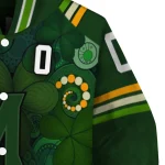 custom maryland terrapins shamrock vortex green varsity jacket best selling